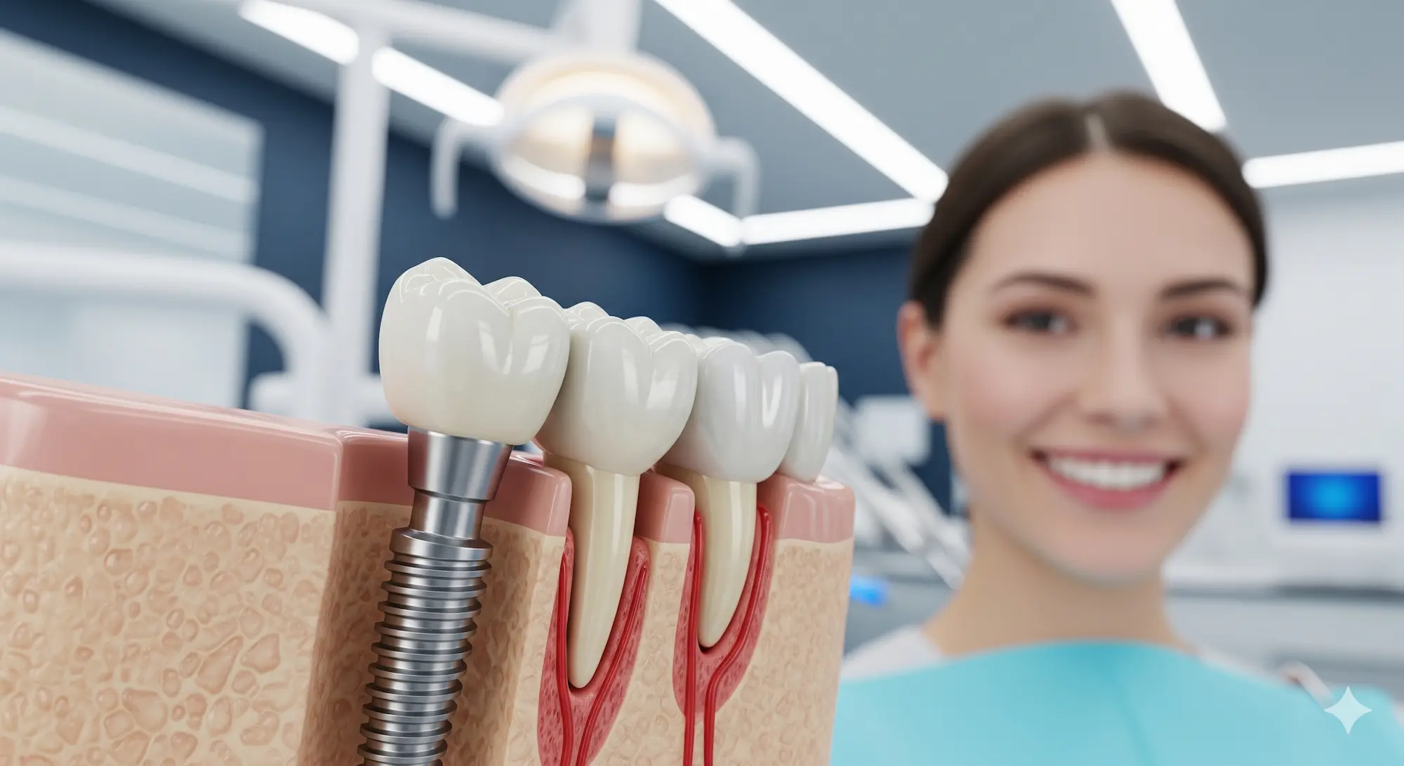 Implantes Dentales en Los Cristianos Tenerife - Clínica Bajo Tratamiento de implantes dentales con tecnología de carga precoz en Clínica Bajo, Los Cristianos.